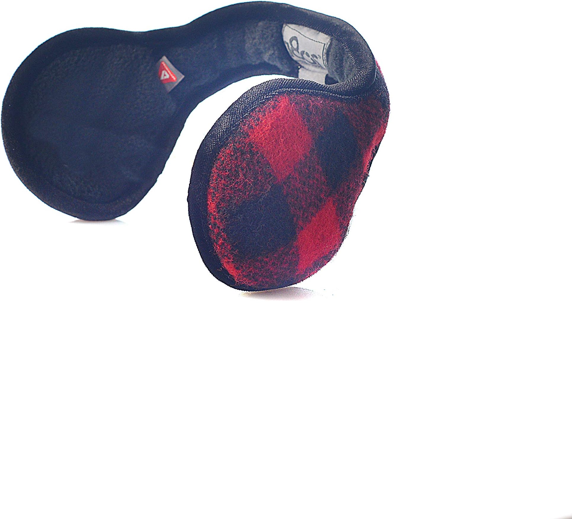 180s Men's American Wool Behind the Head Ear Warmer (Buffalo Check)