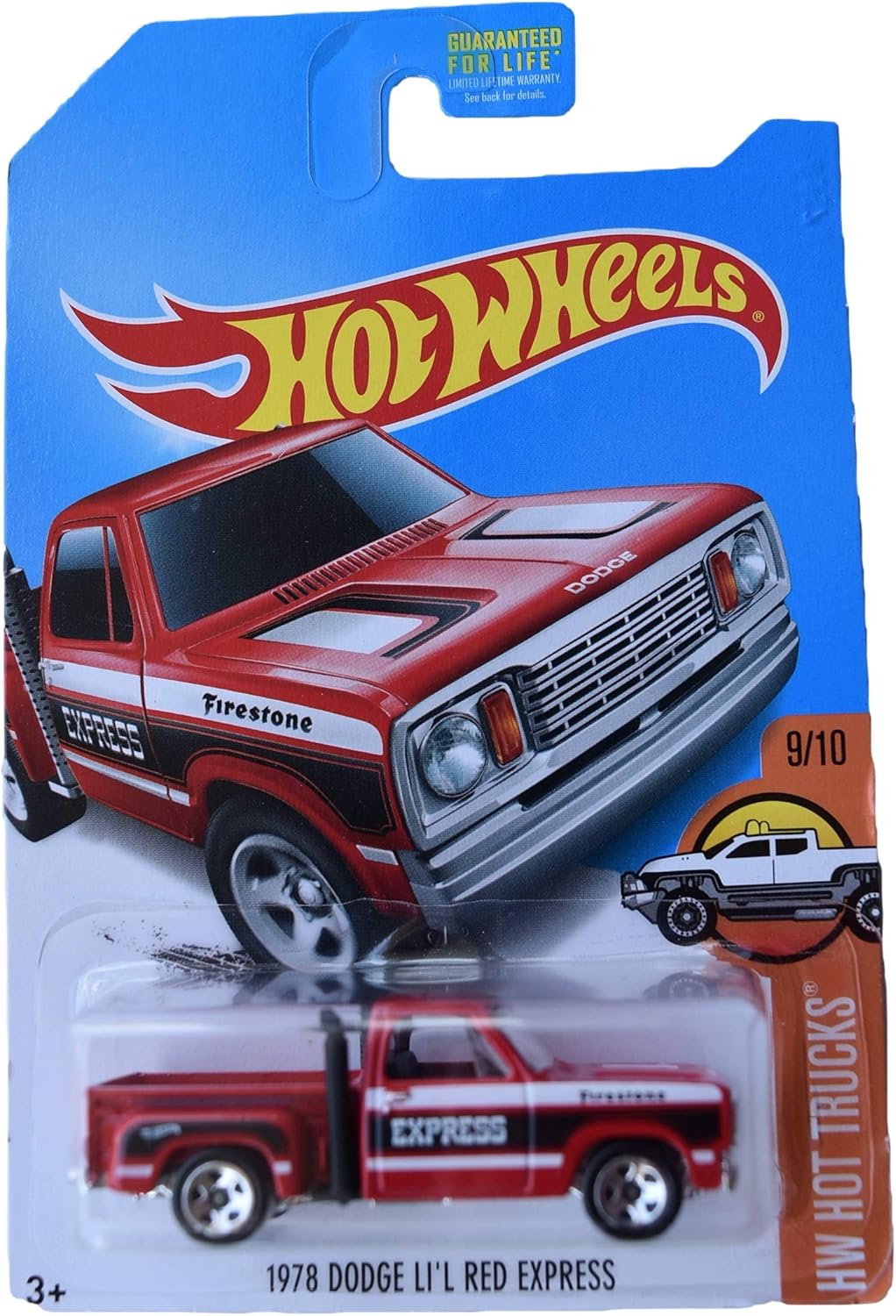 Hot Wheels 1978 Dodge Li'l Red Express 9/10, red