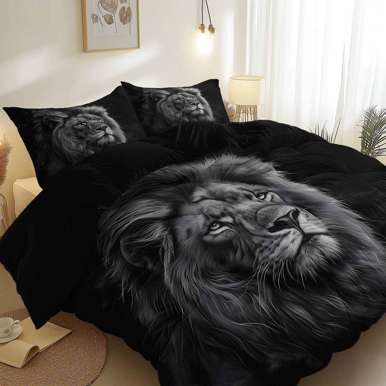 Fantastyczna poszwa na kołdrę wzór nieba, czarny zestaw pościeli z mikrofibry dla dorosłych dzieci dziewczynki, poszwa na kołdrę 240 x 260 cm Zestaw z 2 poszewkami na poduszki 65x65 cm