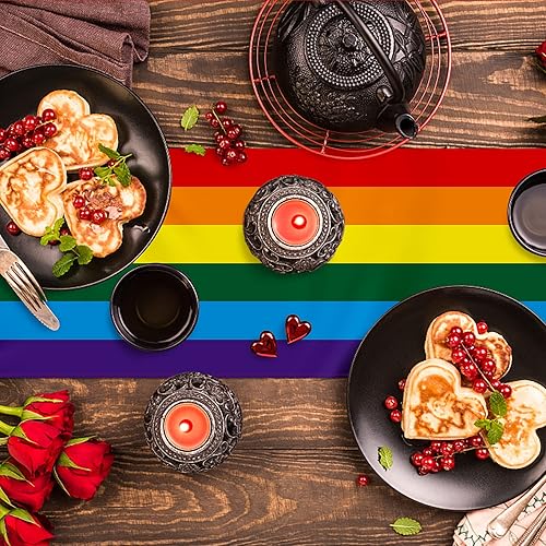 Vista 44 de Wehhbtye Paquete de 2 caminos de mesa de fútbol para cocina, cancha de fútbol americano de 12 x 71 pulgadas con borlas, bufandas de tocador