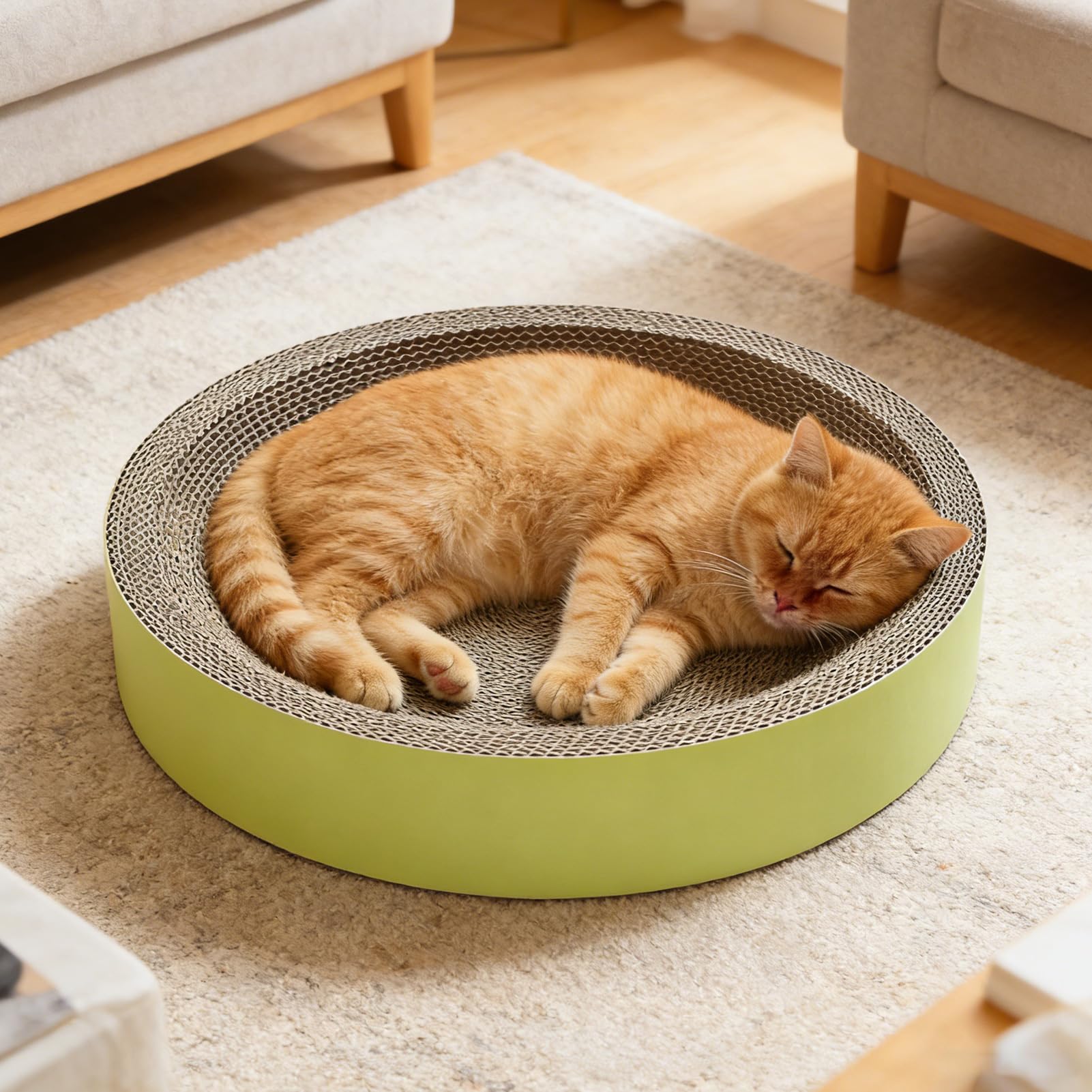 Griffoir rond pour chat