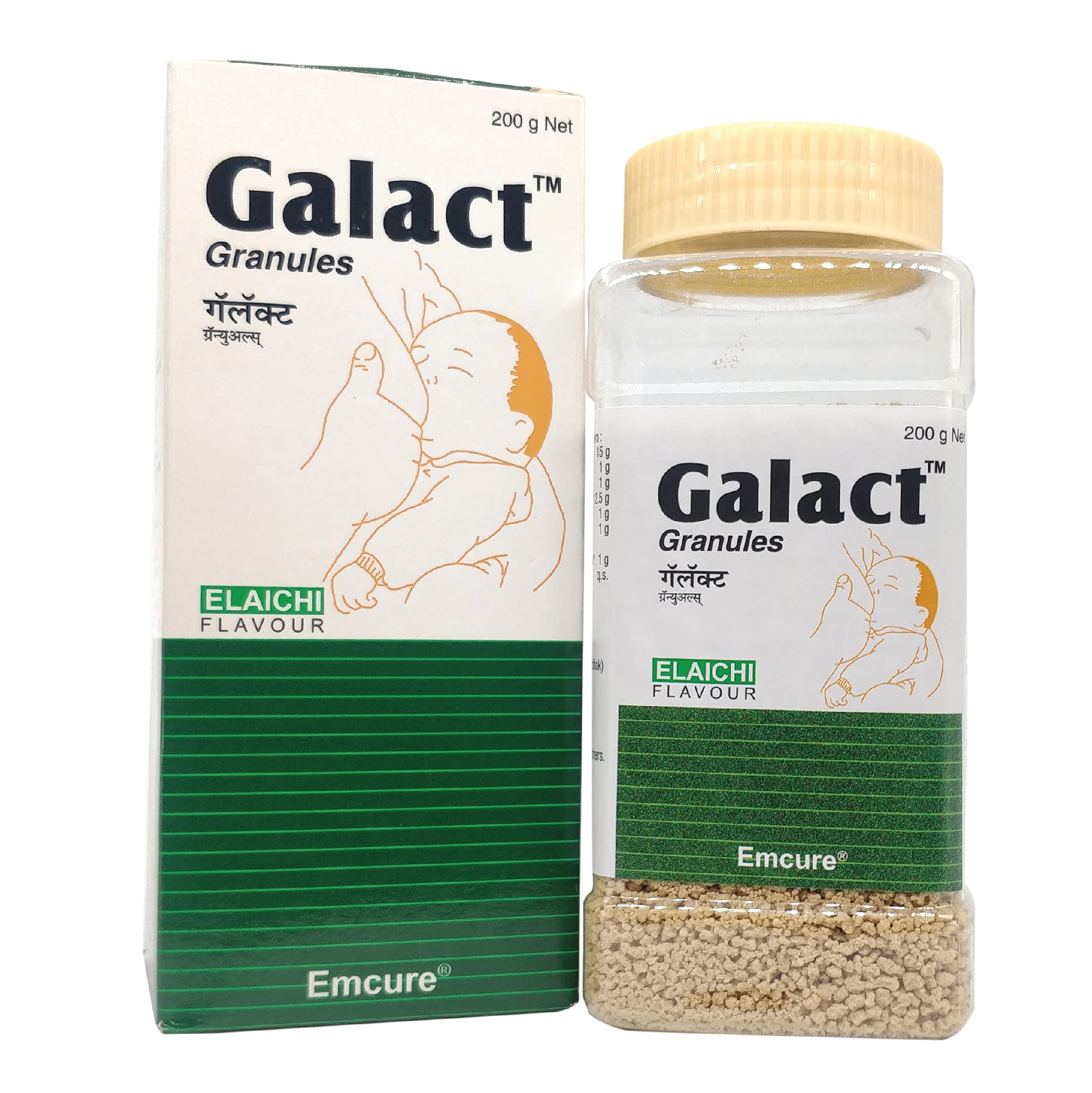Emcure Galact Granules - Breast Feeding Supplement – Increase Milk supply - Lactation Supplement - Elaichi Flavour – Pack of 3 600 g (B0BFRB3TSJ) Amazon Price History, Amazon Price Tracker