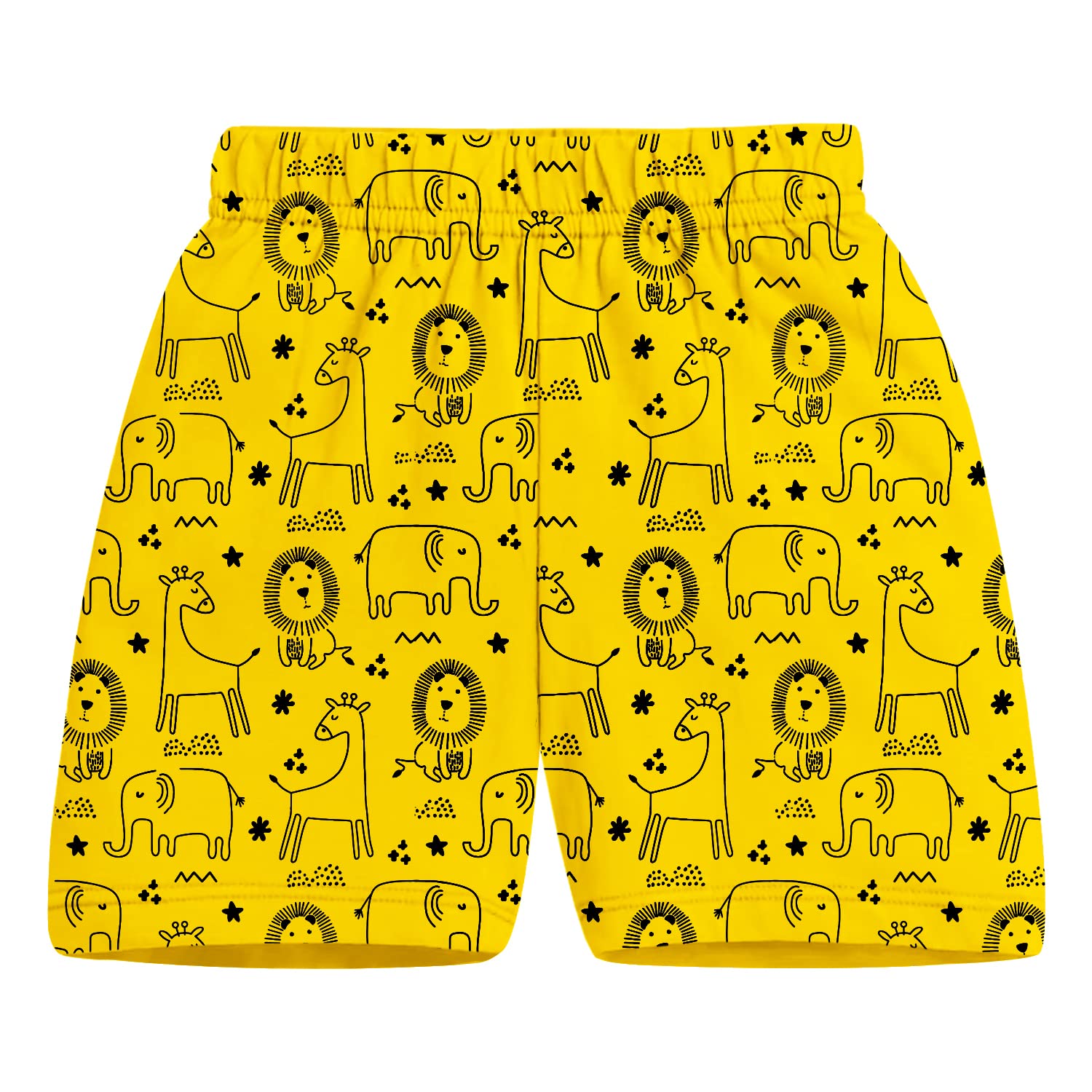 Trampoline Kids Shorts Pack of 5 for Boys & Girls | Vibrant Multipack Summer Wear for 3-4 Years | Soft Cotton Blend | Comfy Fit for Daily Adventures | Breathable & Easy-to-Wear Essentials Multicolour 3