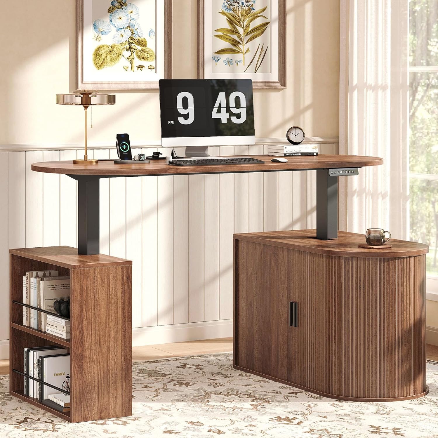 ExecLift Core Standing Desk with Storage Drawers