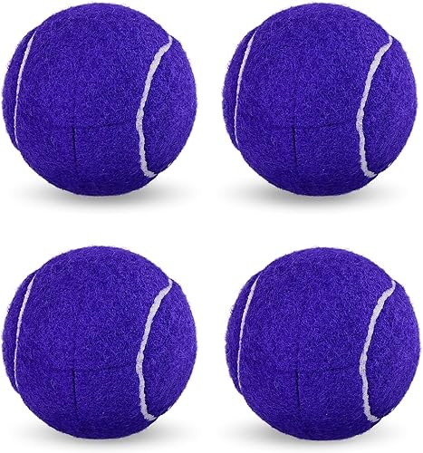 Miniatura 11 de LITIAN Paquete de 4 pelotas de tenis precortadas para caminantes, pelotas antideslizantes resistentes con almohadillas de fieltro para caminantes y