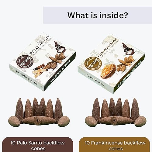 Vista 202 de Paquete combinado de conos de incienso de reflujo – 10 opio + 10 conos de incienso perfumados de cannabis