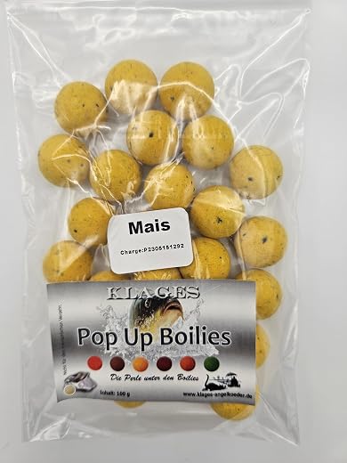 Pop Up Boilies Klages Mais Karpfenköder 100 g