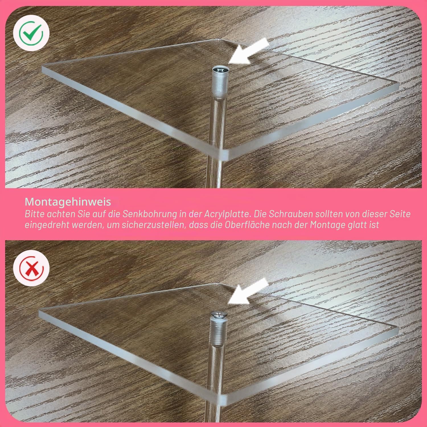 TEKXYZ 10 Stück Acryl-Ballonständer für Tisch, Verstellbare Höhe 40/60cm | Wiederverwendbarer Ballon-Tischständer für Hochzeit Geburtstag Party Tischdekoration
