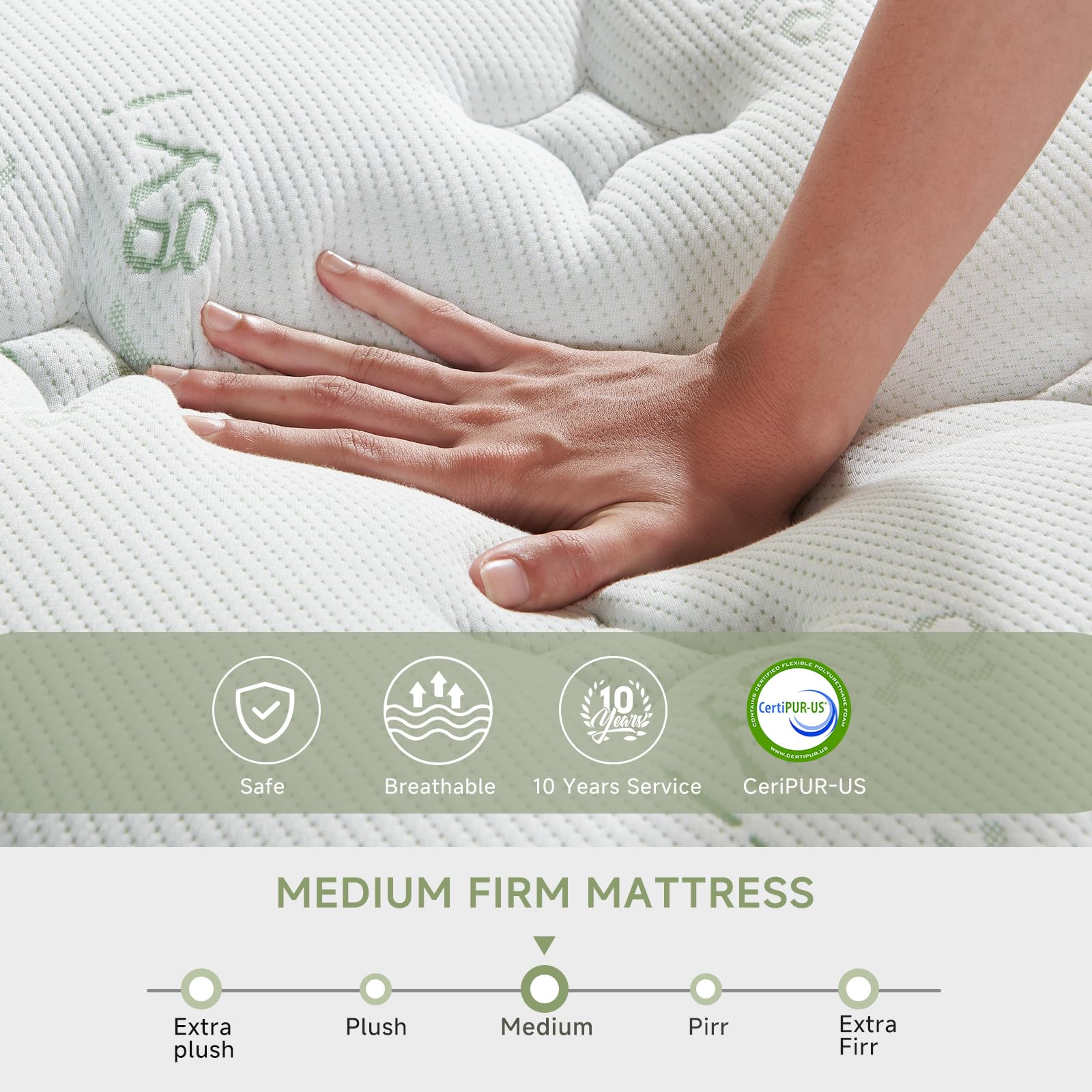 Best King Size Bed Mattress Picks for 2026 1 Generic King Size Mattress, 14 Inch Hybrid King Mattress in a Box, Medium Firm M — product photo