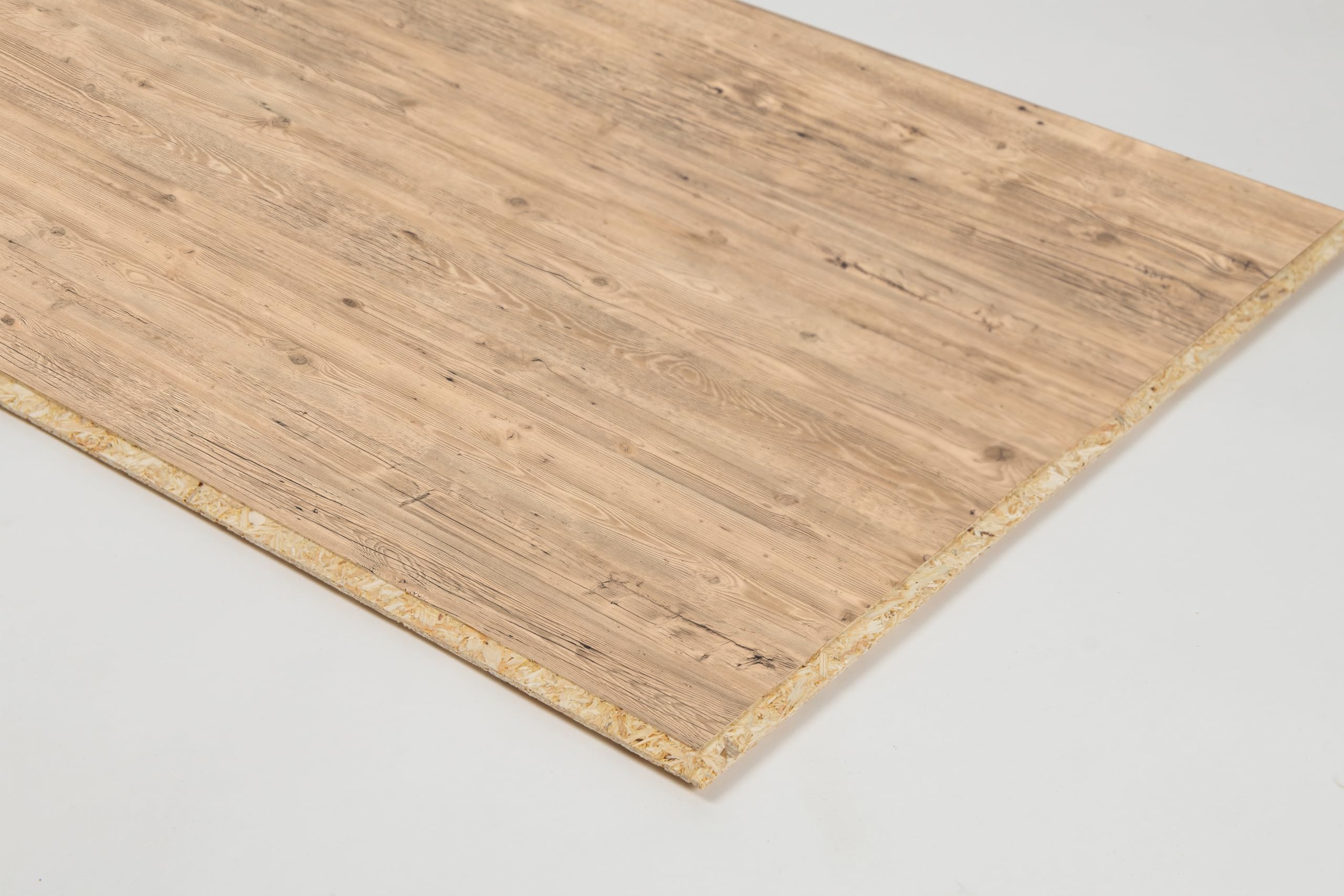 EGGER DecoWall DO006 Namur Fichte hell - Alternative zu herkömmlichen Wandverkleidungen, Holzverkleidungen, Wandpaneelen - OSB (1250 mm x 660 mm)