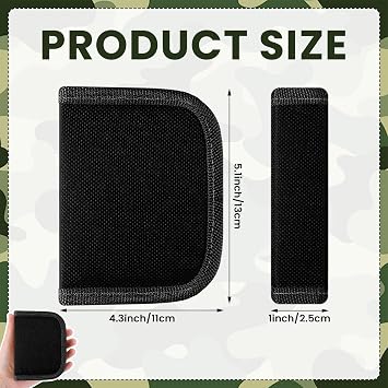 Suncalla 1 Pack Military Survival Sewing Kit Travel Emergency,Black