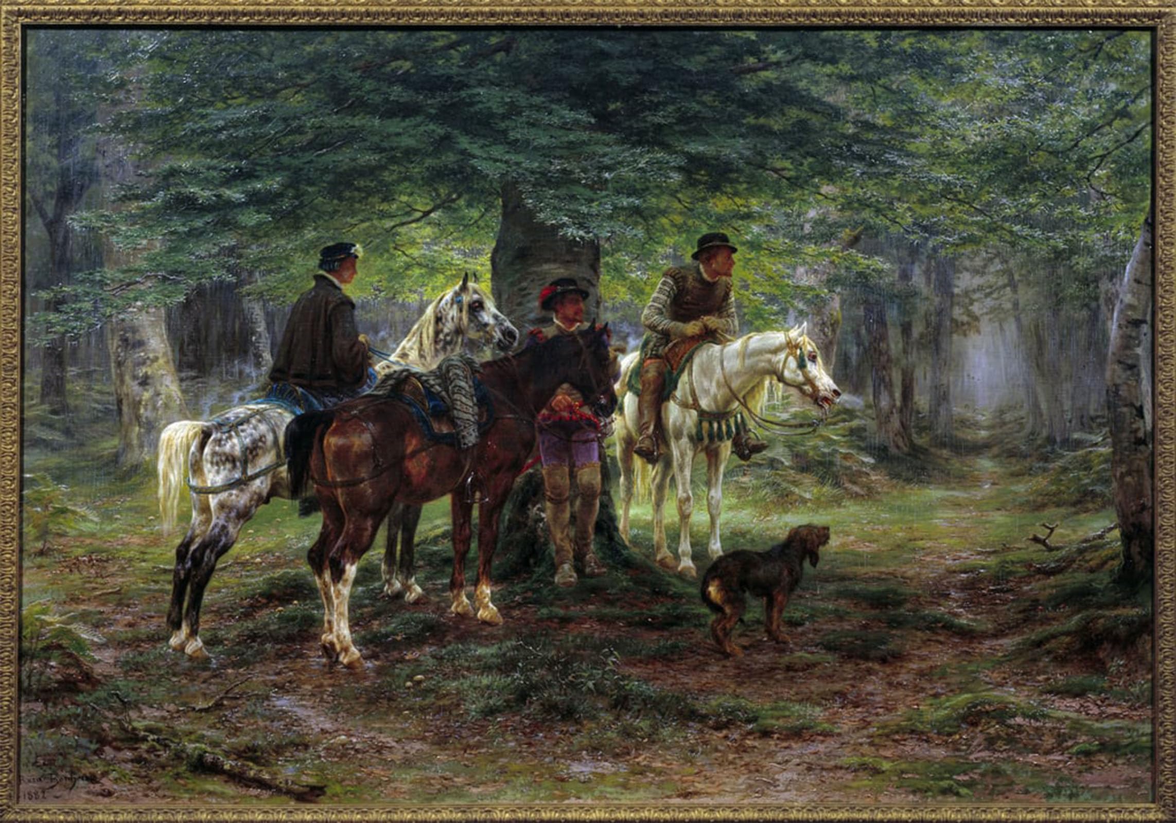 POSTERIIk Famous Print Pop Art Wall Art Graffiti Horsemen Surprised by Rosa Bonheur Art Prints for Home Decor 60x90cm
