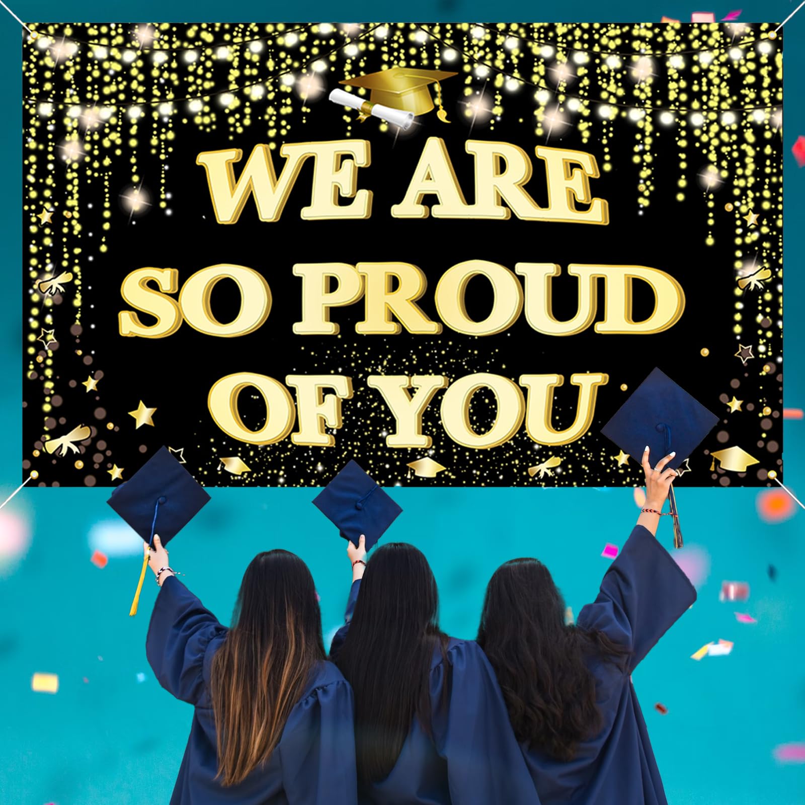 BANNER SFONDO LAUREA Congratulazioni Banner festa di laurea Decorazione