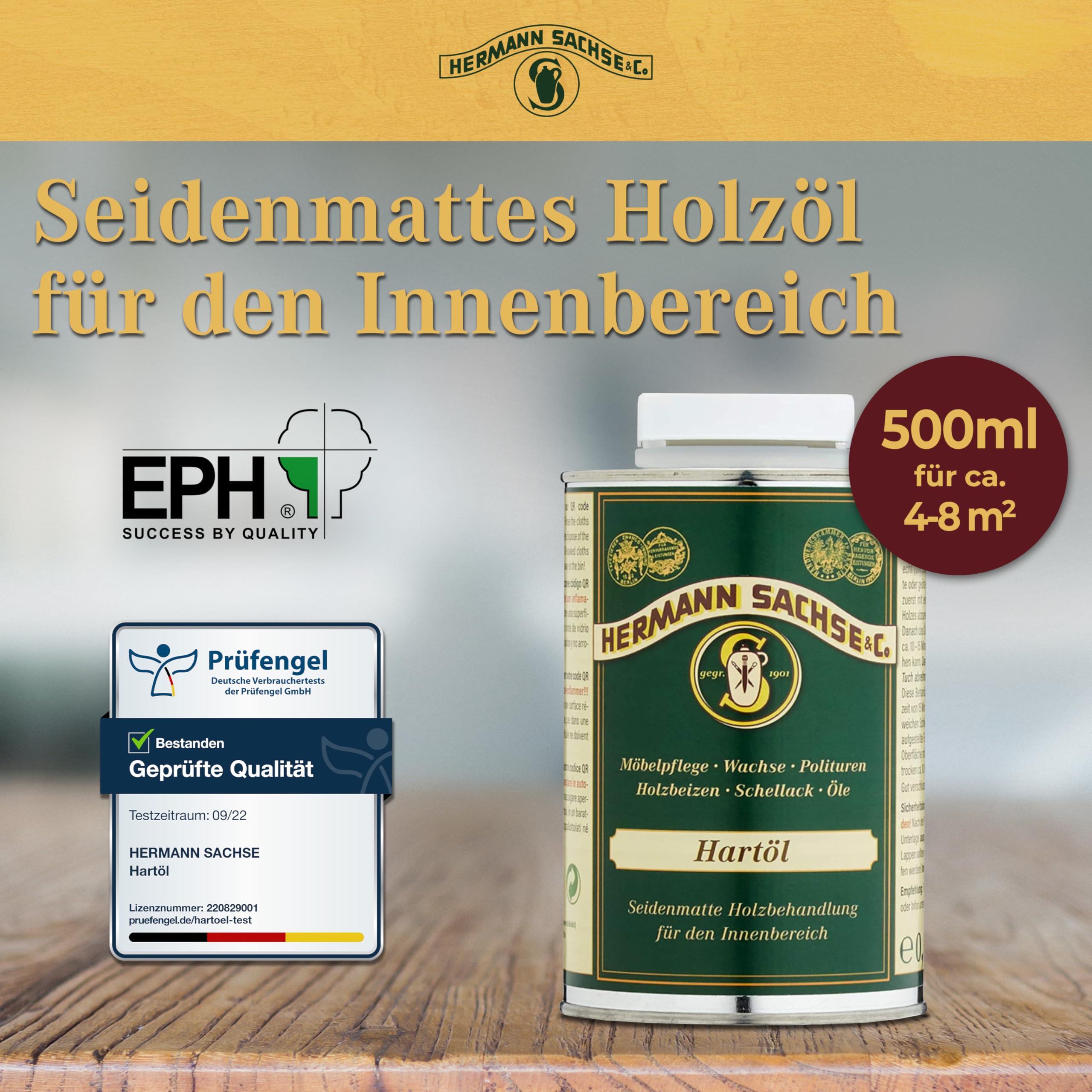 Olej do drewna, bezbarwny twardy olej do wnętrz, 500 ml, naturalny olejek do pielęgnacji mebli stołowych, drzwi, mebli drewnianych, naturalnego drewna do pielęgnacji mebli dębowych, dzikiego dębu,