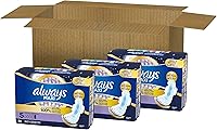 Vista 9 de Always Maxi Overnight Pads with Wings, Size 5, Extra Heavy Overnight, Unscented, 72 Count
