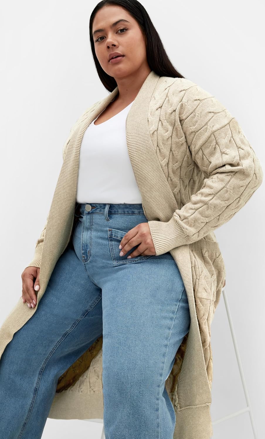 City Chic Women's Plus Size Cardigan - Charissa - Image 4