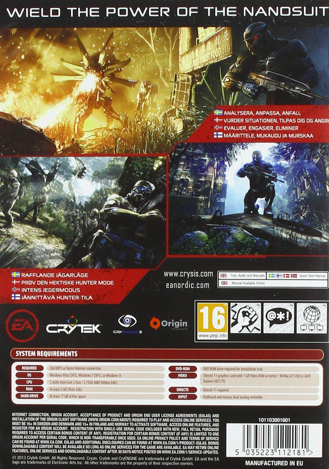 Crysis 3 (PC) DVD