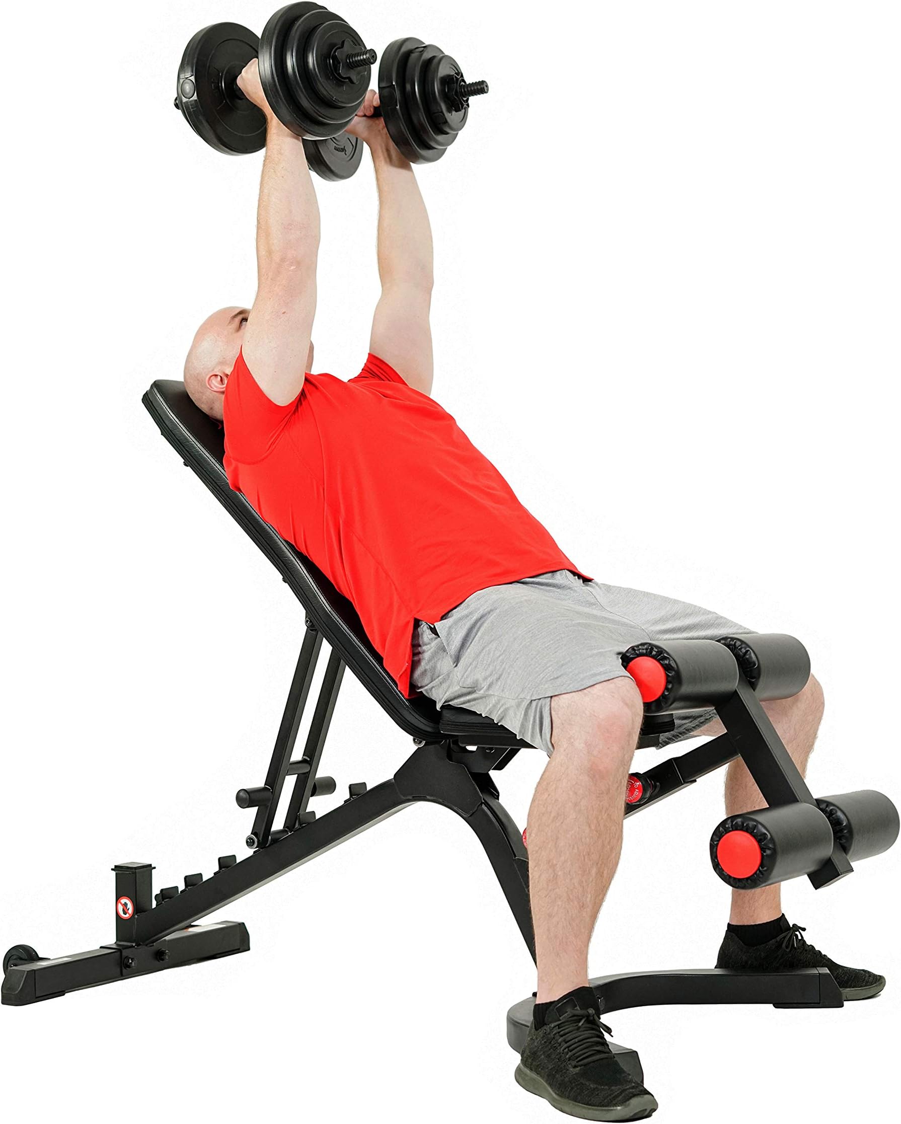 Sunny Health & Fitness Fully Adjustable Utility Weight Bench - SF-BH6920