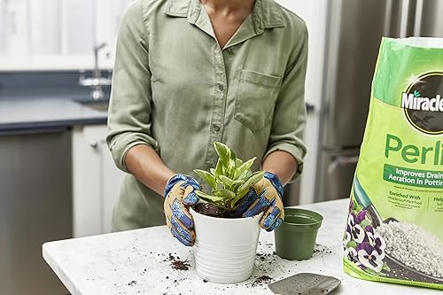 Miniatura 3 de Miracle-GRO Perlita, enriquecida con alimentos vegetales, para jardinería en contenedores, 8 cuartos de galón (paquete de 3)
