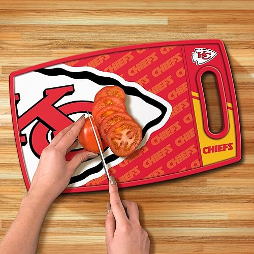 Vista 45 de YouTheFan NFL Baltimore Ravens Logo Series Tabla de cortar