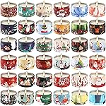 Howemon 36 Pack Christmas Scented Candles Set for Home, Relaxing Stress Relief, Aromatherapy - Natural Soy Wax and Fragrance - Gifts for Women, Mom, Best Friend, Wife, Birthday
