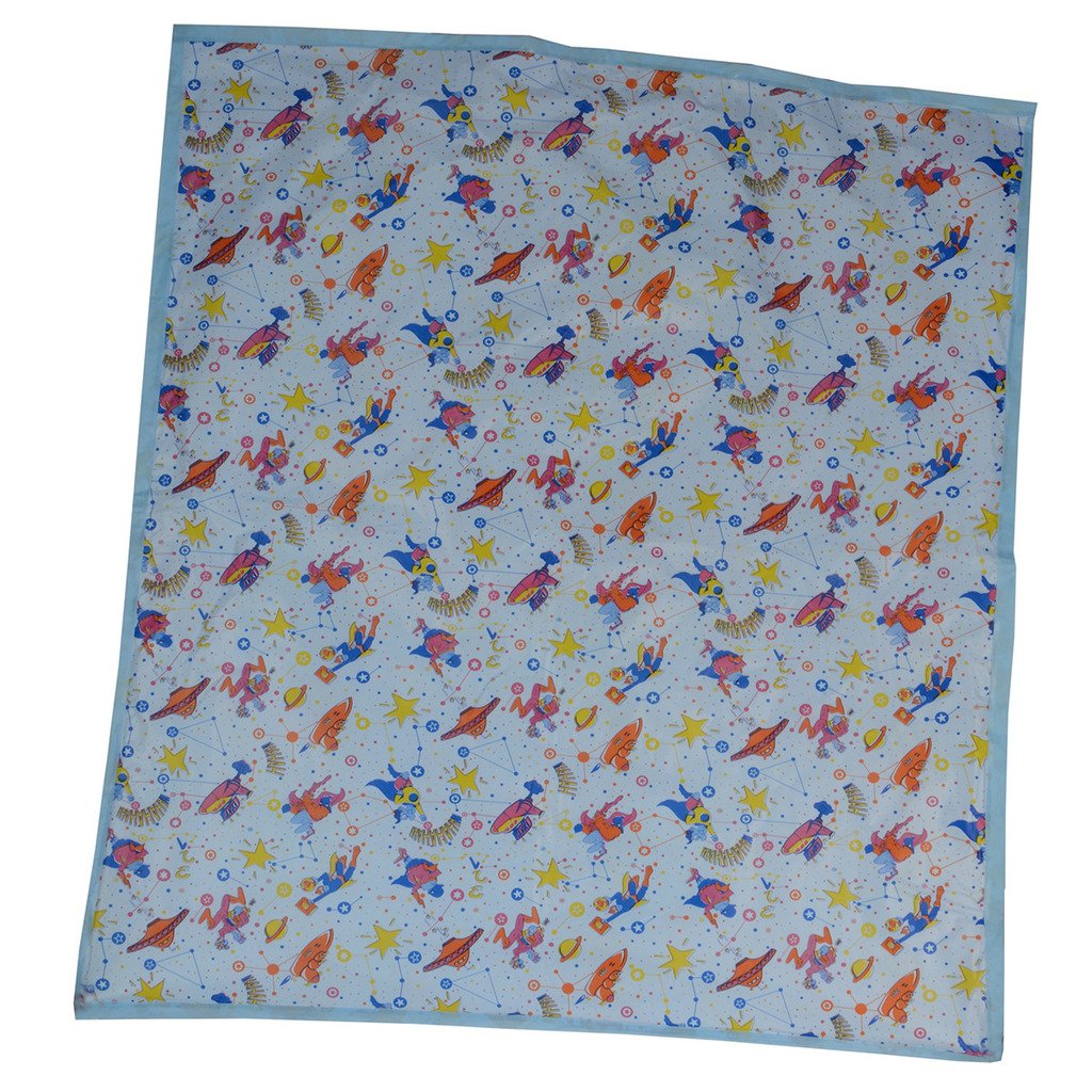Aarushi Medium Baby Pink Spongy Plastic Changing Mat Radom Colour and Print-image-43