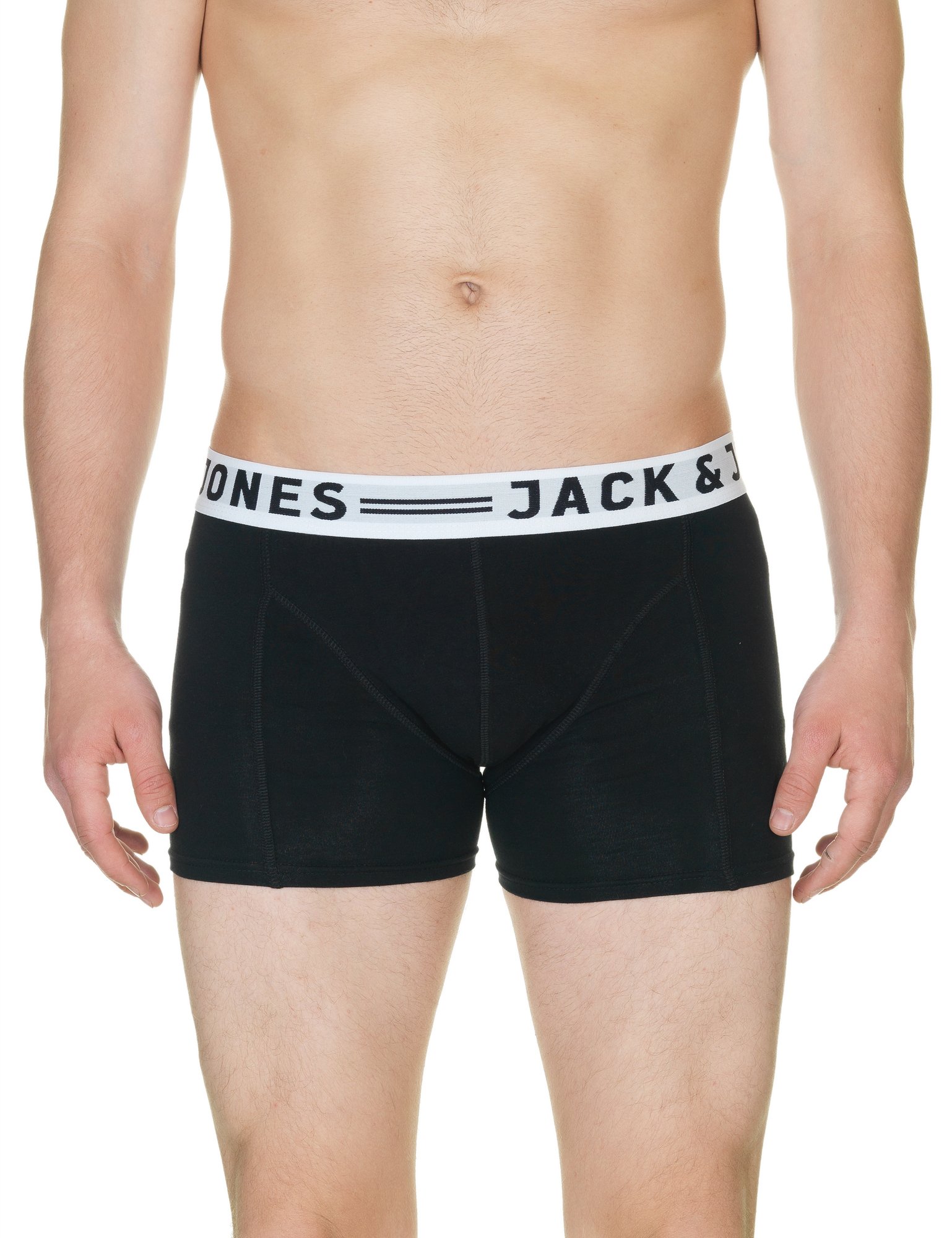 JACK & JONES Men's JACSENSE TRUNKS NOOS Boxer Shorts, Black, Small