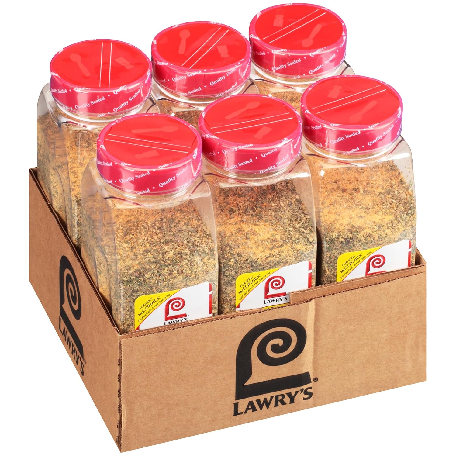 Lawrys Salt Free Garlic and Herb Seasoning, 20 Ounce -- 6 per case.