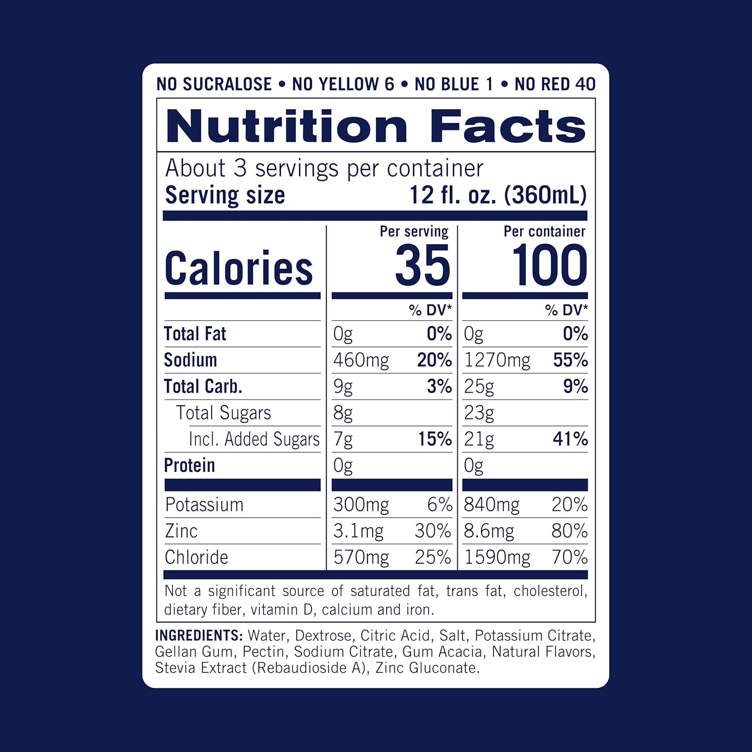 Kinderlyte Electrolyte Solution, 2X Faster Hydration vs. Water Alone, No Artificial Sweeteners or Flavors, No Synthetic Dyes, Lemonade, for Kids and Adults, 33.8 fl oz (Pack of 6)