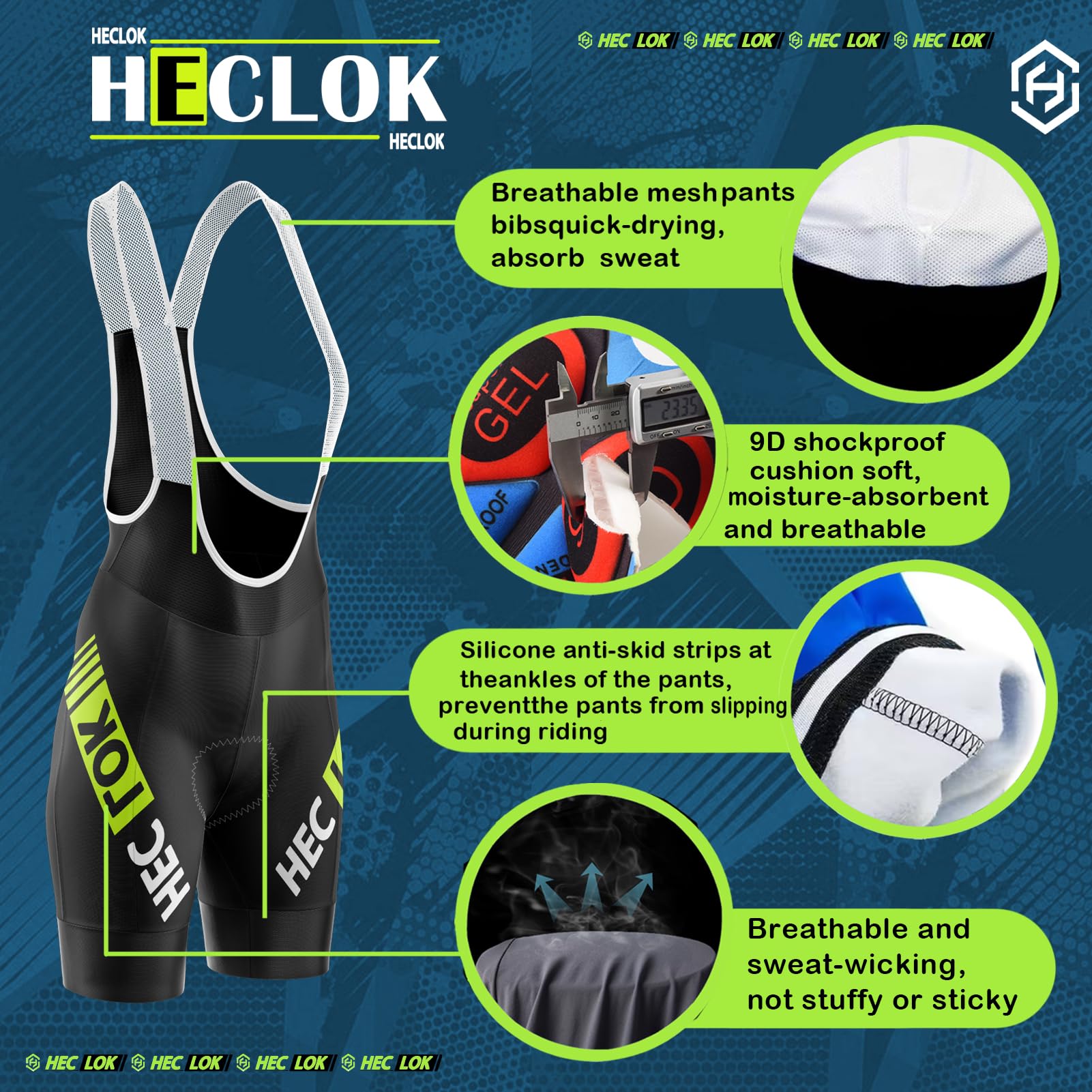 Completo Ciclismo Uomo Estivo Abbigliamento Mountain Bike Tuta mtb Maglia Ciclismo Manica Corta e Pantaloncini Bici Imbottiti Salopette Ciclismo Gel Camicia da ciclismo