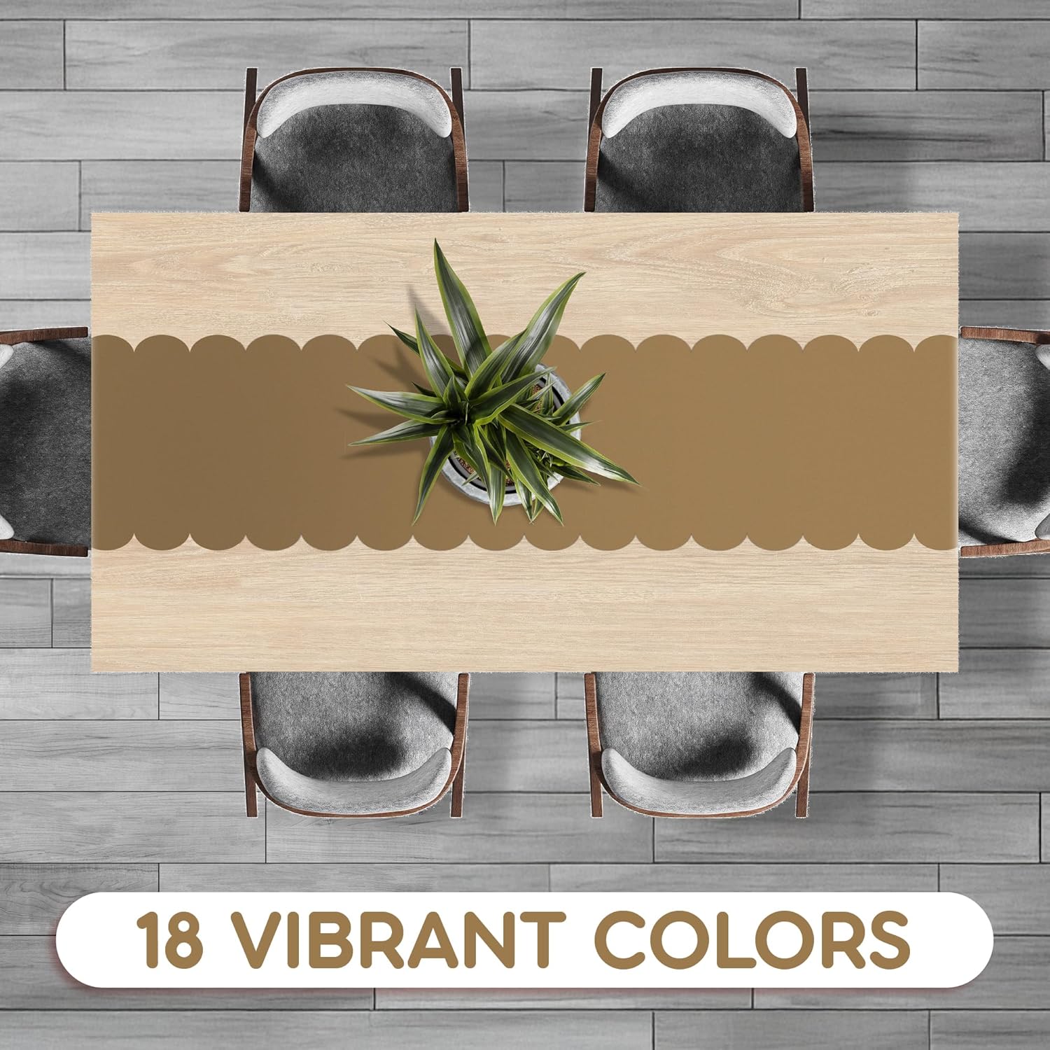 Gold Plastic Disposable Table Runner.. SopTable Runner Adds A of