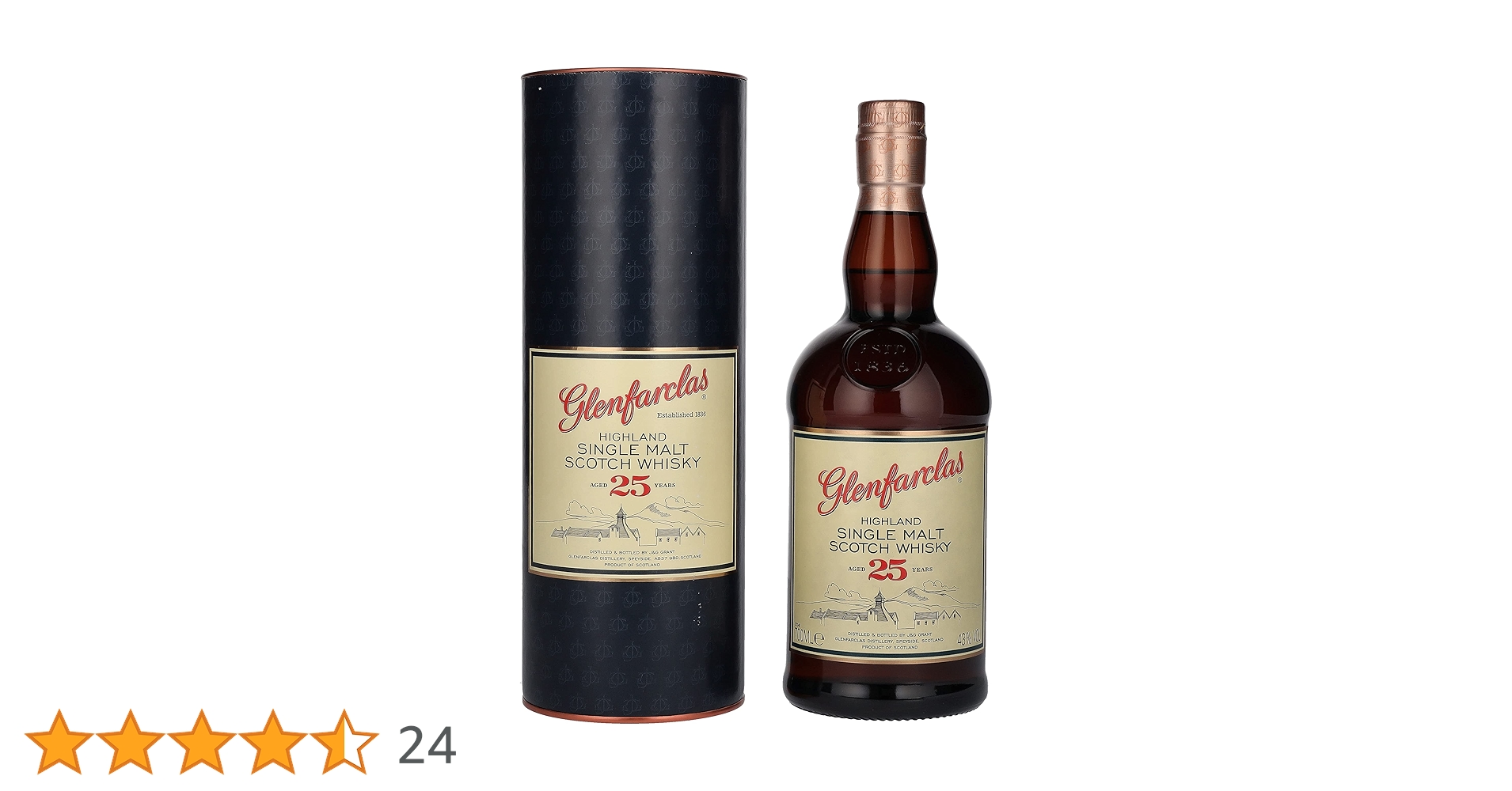 Glenfarclas 25年 シングルモルトウイスキー 700ml グレンファークラス 25年 - ザ・ウイスキー・スタジオ