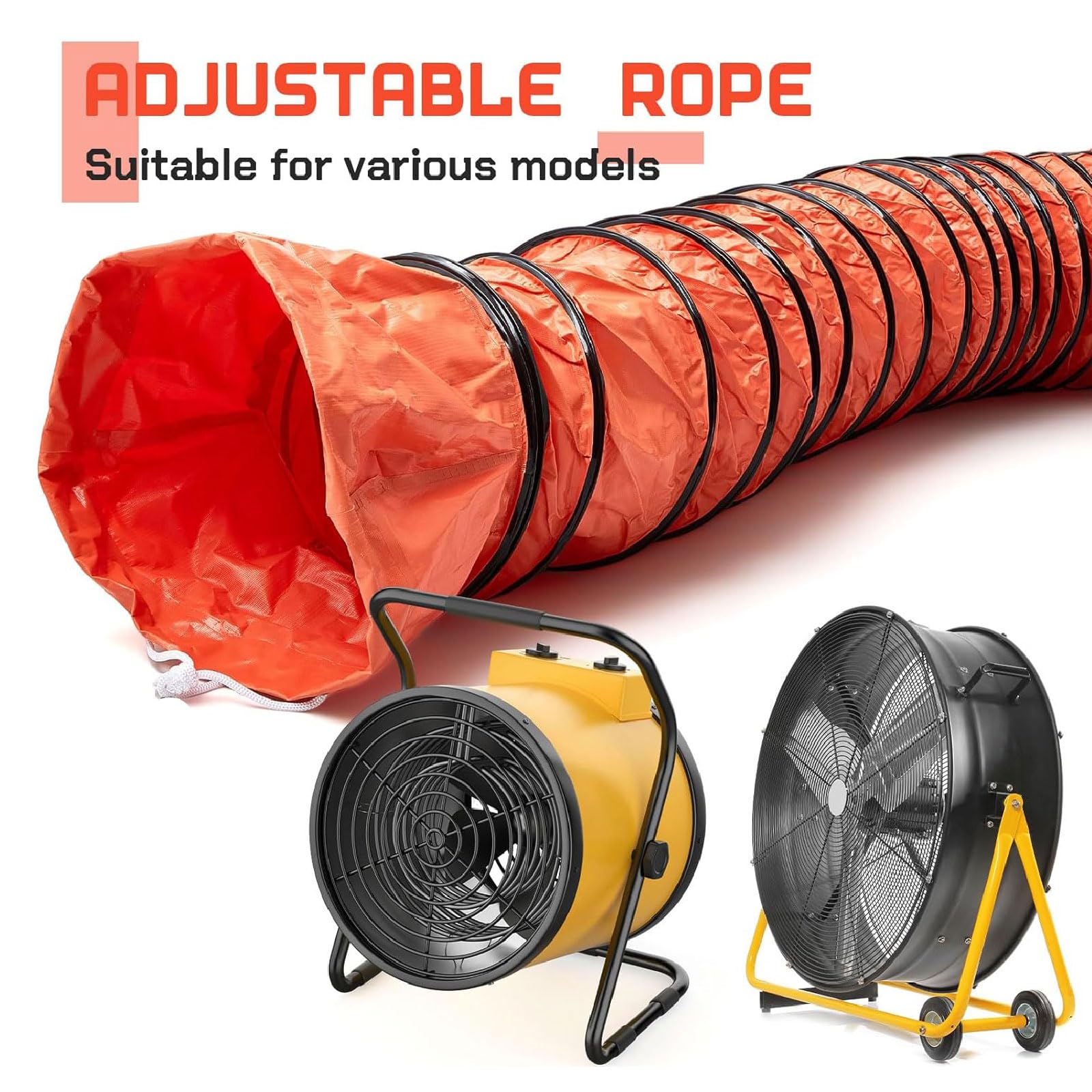 Manguera Flexible de PVC de 3,2 pies de MObyat para conductos de Aire, Manguera de 7,8 Pulgadas para HVAC, conducto de Aire ignífugo para Ventilador de Escape de Servicios públicos