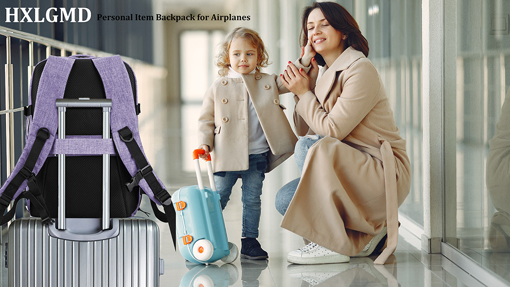 Personal Item Travel Carry On Luggage Backpack for Women Men Flight Approved Casual Weekender Laptop Bag for College Business Outdoors Hiking Water Resistant Lightweight Daypack with USB Charging Port : Electronics