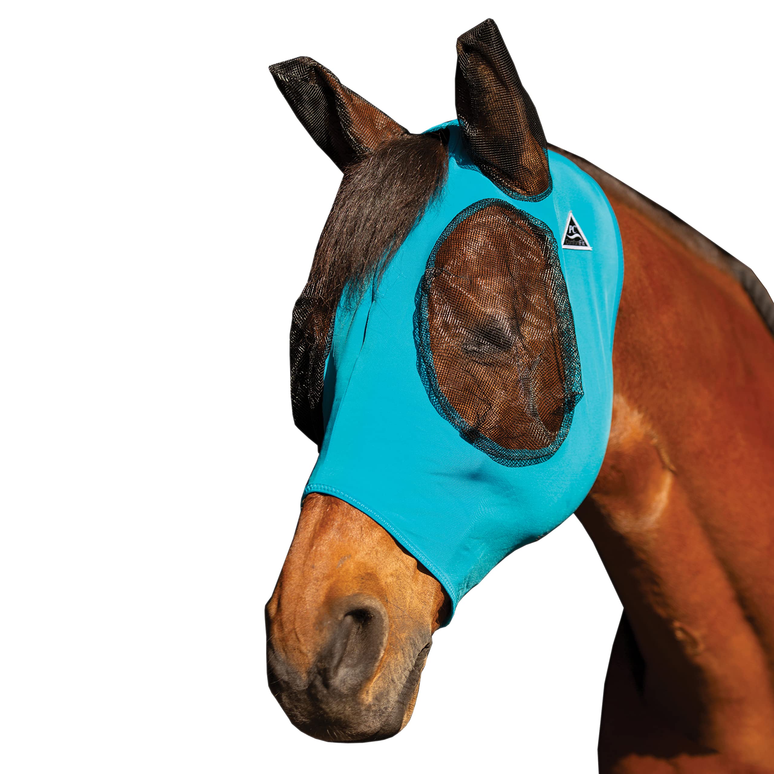 Professional's Choice Comfort-Fit Fly Mask | Smooth, Stretchy Material | Mesh Around The Eyes and Ears Allows for Clear Vision and Keeps Flies and Bugs Away