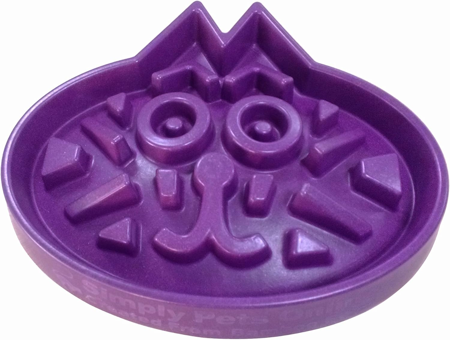 Simply Pets Online Large Slow Feed Cat Bowl Interactive