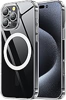 Vista 104 de Funda Magnética para iPhone Air Compatible con MagSafe Resistente a Caídas de 16 Pies Cubierta Trasera con Sensación de Piel Mate a Prueba de Golpes