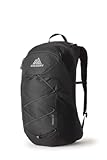 Arrio 22L Unisex Day Hiking Backpack with Ventilated Backpanel and Built-in Hydration Attachment (Reservoir Not Included), One Size Fits All, Flame Black
