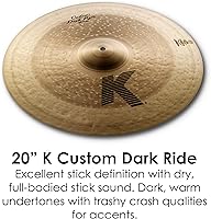 Vista 6 de Avedis Zildjian Company K Custom Dark - Paquete de platillos (4 piezas)