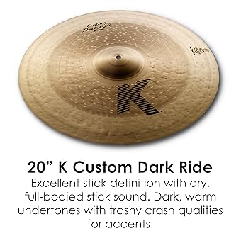 Zildjian KCD900 K Custom Dark Cymbal Box Set : Amazon.ca
