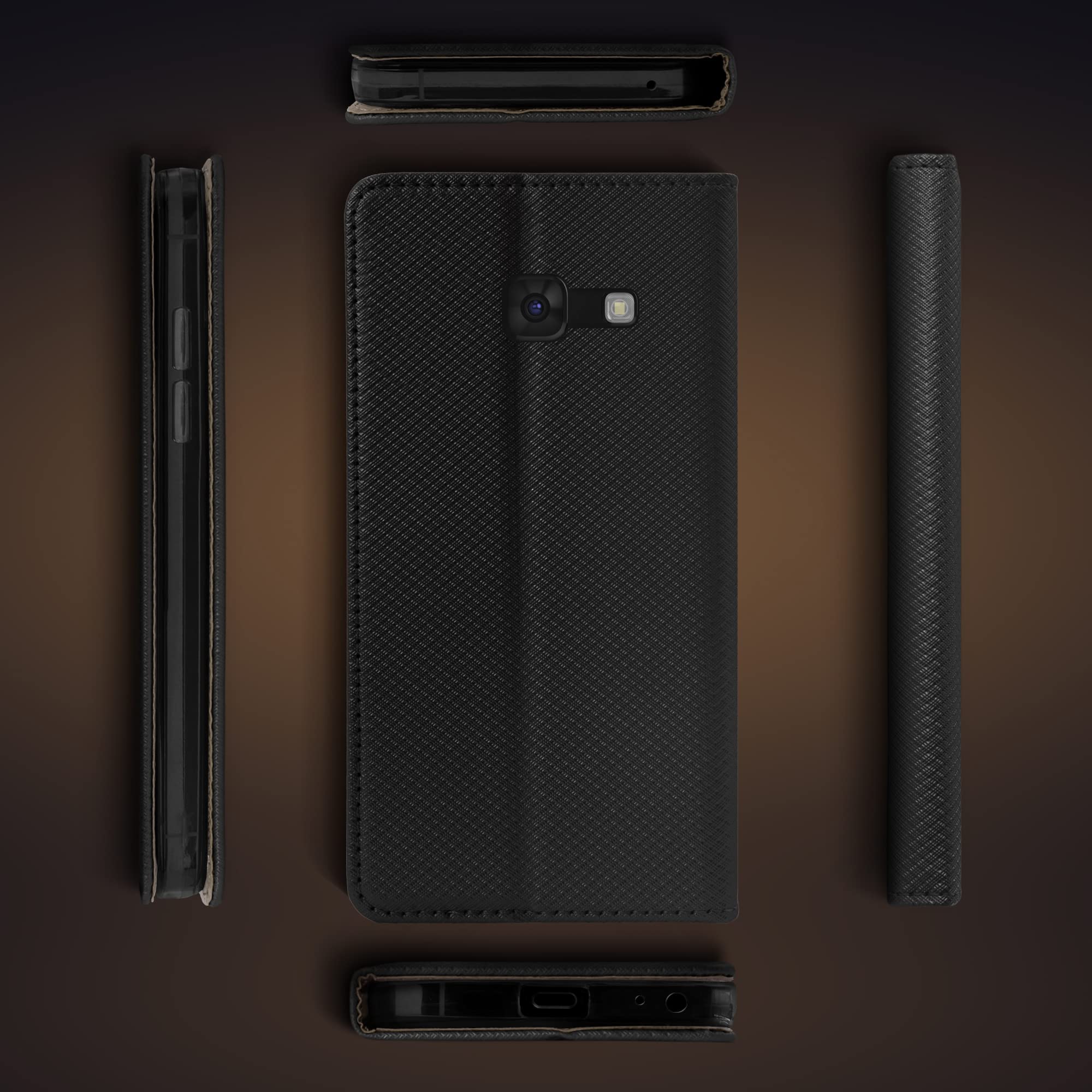 Case Flip Cover For Xiaomi Mi 10T Lite 5G, Gold - Smart Magnetic - View #5