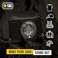Vista 4 de M-Tac Morale Patches Nordic Invasion - PVC 3D Military Tactical Patch Viking - Til Valhall (Gray (Til Valhall))