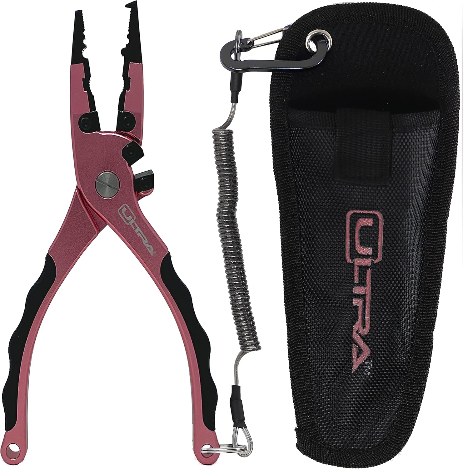 Ultra Xtreme Multi-Purpose Fishing Pliers with Belt Clip 2 Line Cutters Comfortable Non-Slip Rubber Grips Embroidered Sheath Premium Lanyard Perfect Freshwater Saltwater Fishing Split Ring Braid Tool : Sports & Outdoors
