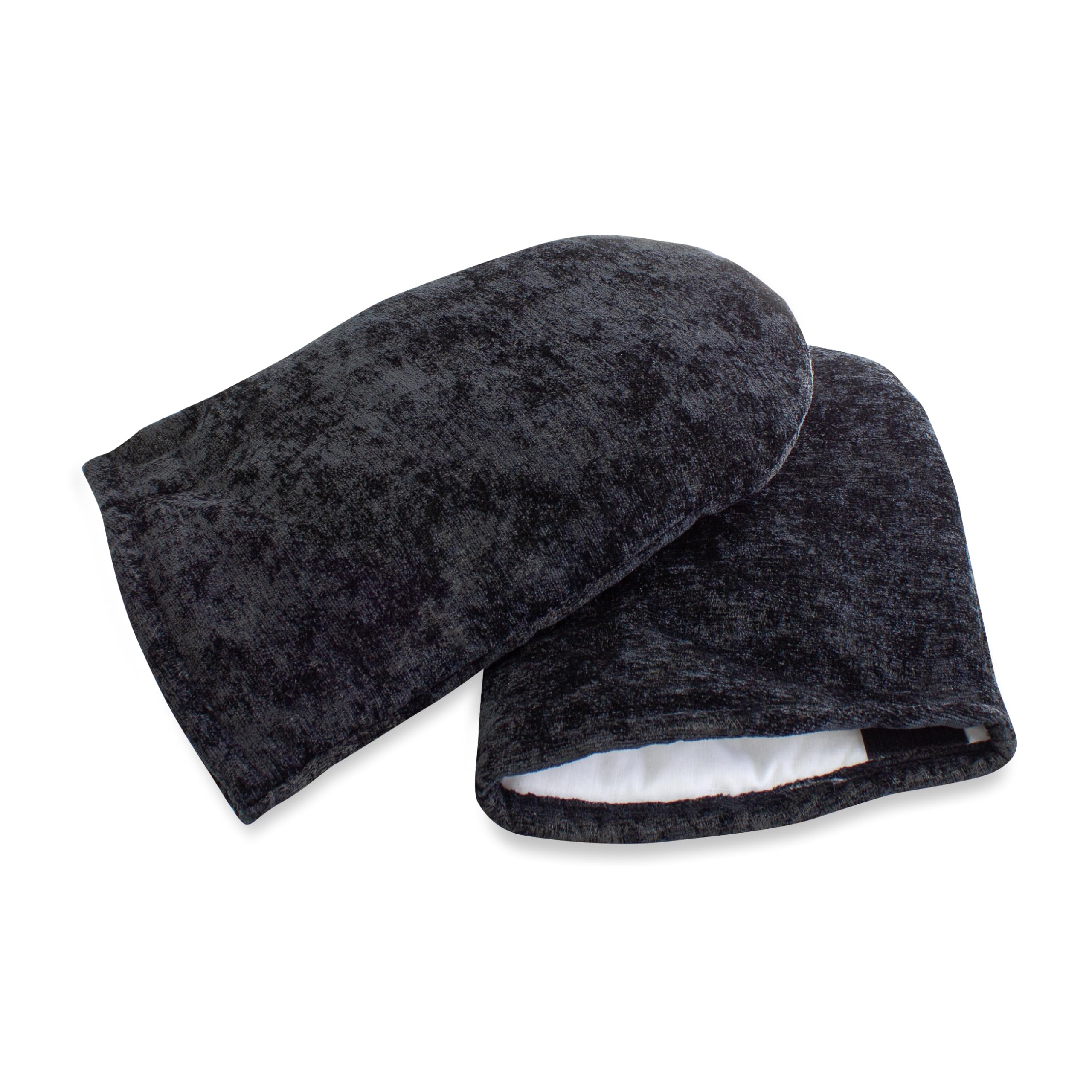 Therabath Insulated Mitts for Paraffin Wax Bath, for Skin Therapy, for Home and Spa, Made in The USA, 1 Pair (Black)