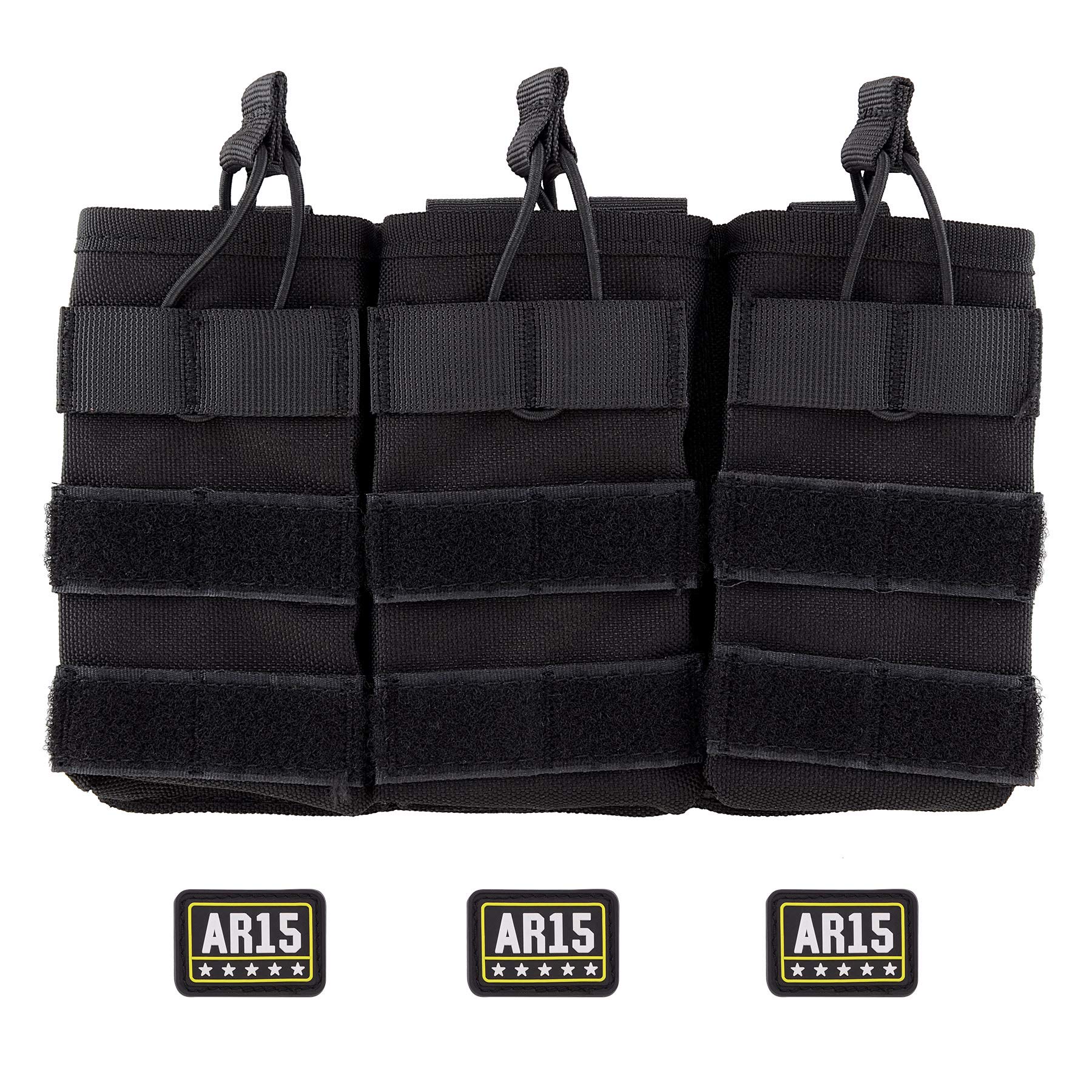Raiseek Mag Pouch Molle Magazine Pouches for Pistol and Rifle, Triple