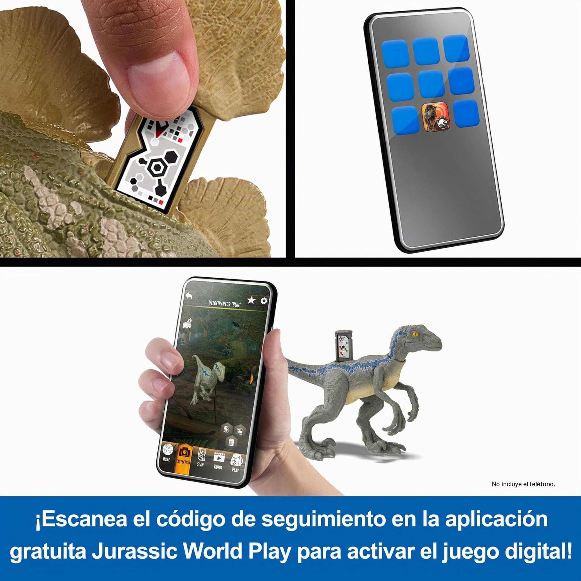 Mattel Jurassic World: Teoría del Dinocaos Netflix - Mapusaurus Rastreadores Gigantescos, Figura de acción de dinosaurio de juguete de 35 cm de largo, serie Epic Evolution, +4 años, HTK81