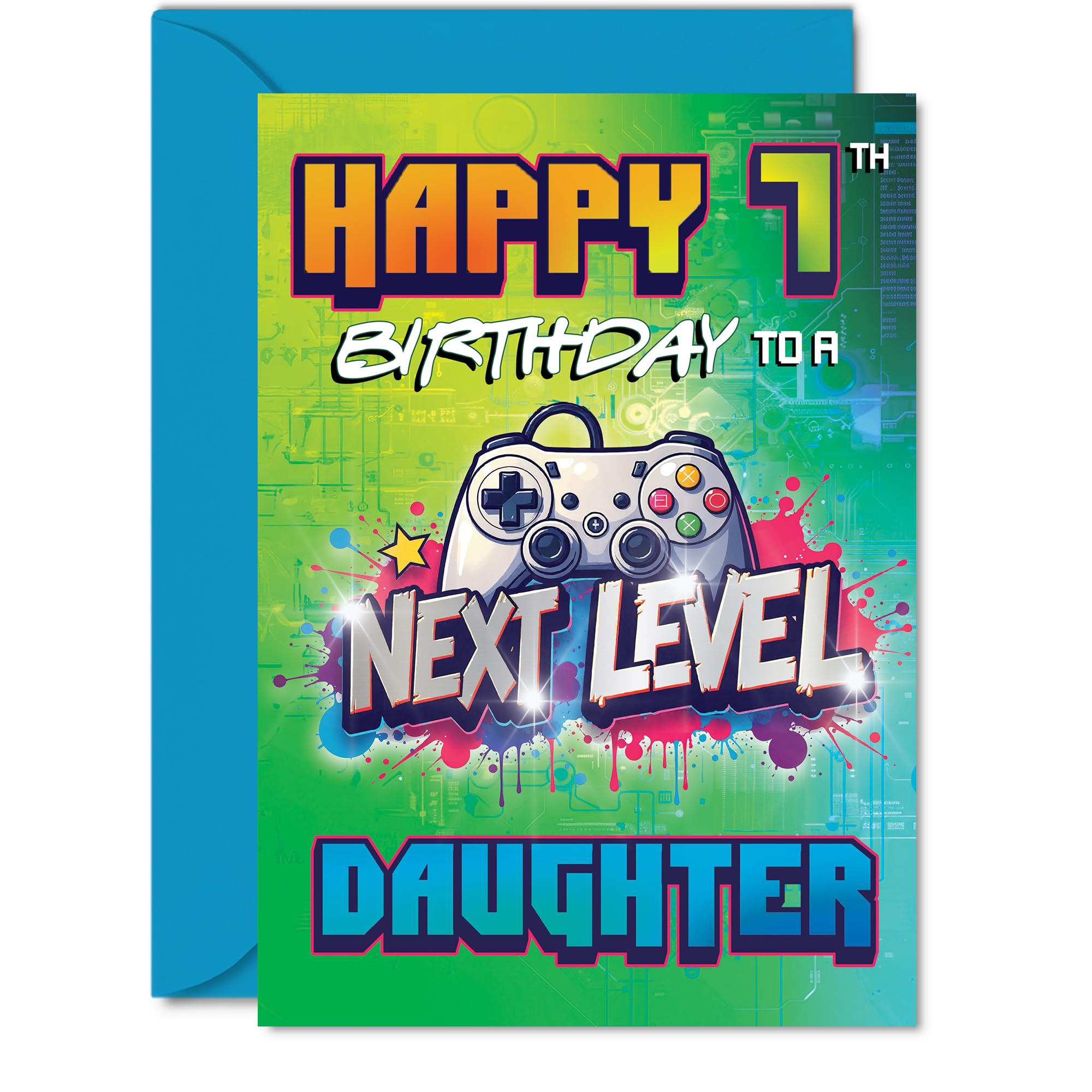 7th Birthday Cards for Daughter, Next Level