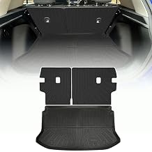 Cargo Liners Backrest Mat for Hyundai Venue Accessories 2020-2025 2026 with Hook&Loop Rear Trunk Mat Rear Seat Back Cover Protector All Weather Anti-Slip Split Dog Liner 3 PCS
