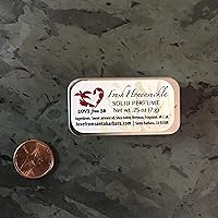 Vista 4 de Compact Personal Fresh Honeysuckle Solid Perfume Luxurious Artisan Spa Gift for Her Convenient, fits in your purse or travel bag Honeysuckle