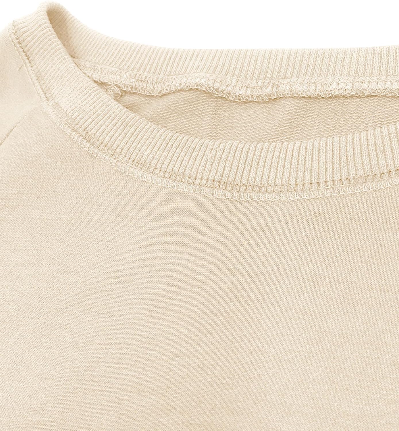 PRETTODAY Women's Casual Crew Neck Sweatshirts Raglan Long Sleeve Solid Tunic Tops Loose Pullovers - Image 5